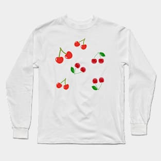 Sweet Cherry Design Long Sleeve T-Shirt